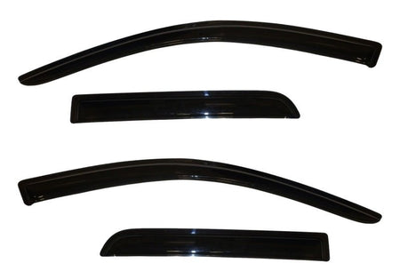 AVS 11 - 13 Mitsubishi Outlander Sport Ventvisor Outside Mount Window Deflectors 4pc - Smoke - CPC Performance
