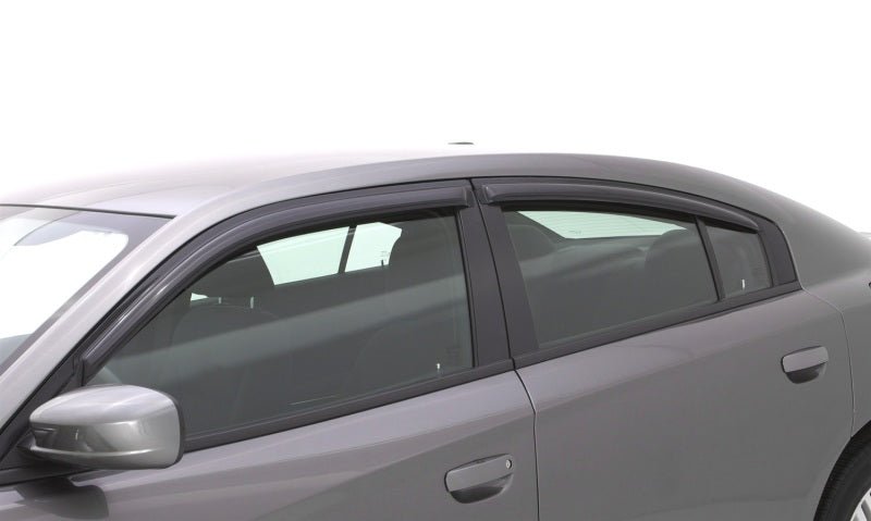 AVS 11 - 18 Dodge Charger Ventvisor Outside Mount Window Deflectors 4pc - Smoke - CPC Performance