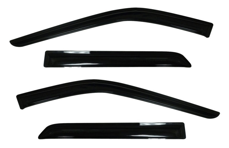 AVS 11 - 18 Ford Explorer Ventvisor Outside Mount Window Deflectors 4pc - Smoke - CPC Performance