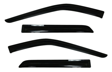 AVS 11 - 18 Ford Explorer Ventvisor Outside Mount Window Deflectors 4pc - Smoke - CPC Performance