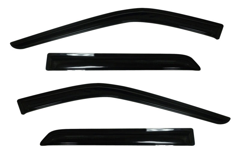 AVS 11 - 18 Ford Explorer Ventvisor Outside Mount Window Deflectors 4pc - Smoke - CPC Performance