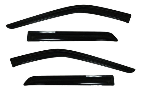 AVS 11 - 18 Ford Explorer Ventvisor Outside Mount Window Deflectors 4pc - Smoke - CPC Performance
