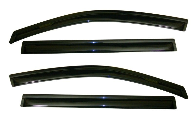 AVS 11 - 18 Nissan Quest Ventvisor Outside Mount Window Deflectors 4pc - Smoke - CPC Performance