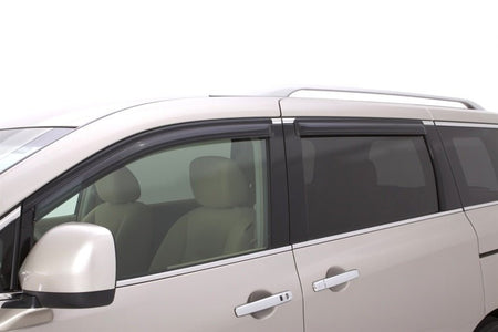 AVS 11 - 18 Nissan Quest Ventvisor Outside Mount Window Deflectors 4pc - Smoke - CPC Performance