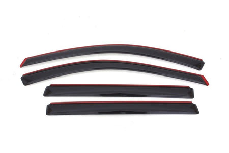 AVS 13 - 18 Nissan Pathfinder Ventvisor In - Channel Front & Rear Window Deflectors 4pc - Smoke - CPC Performance