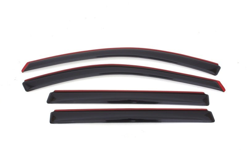 AVS 13 - 18 Nissan Pathfinder Ventvisor In - Channel Front & Rear Window Deflectors 4pc - Smoke - CPC Performance