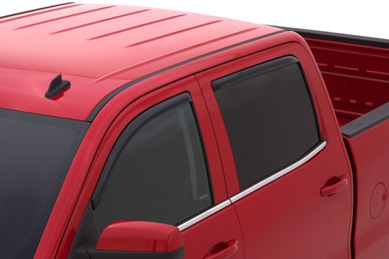 AVS 15 - 18 Chevy Silverado 2500 Crew Cab Ventvisor Front & Rear Window Deflectors 4pc - Smoke - CPC Performance