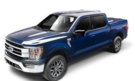 AVS 15 - 18 Ford F - 150 Supercrew Ventvisor In - Channel Front & Rear Window Deflectors 4pc - Smoke - CPC Performance