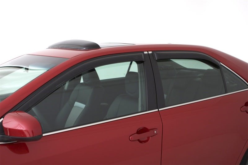 AVS 17 - 18 Toyota Corolla iM Ventvisor Outside Mount Window Deflectors 4pc - Smoke - CPC Performance