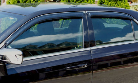 AVS 19 - 22 Mazda 3 Hatchback Ventvisor Outside Mount Window Deflectors 4pc - Smoke - CPC Performance