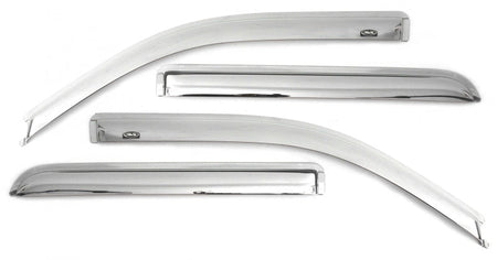 AVS 20 - 22 Chevrolet Silverado 1500 LTD Ext. Cab/DC F&R Ventvisor Window Deflectors 4pc - Chrome - CPC Performance