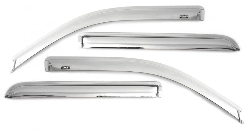 AVS 20 - 22 Chevrolet Silverado 1500 LTD Ext. Cab/DC F&R Ventvisor Window Deflectors 4pc - Chrome - CPC Performance