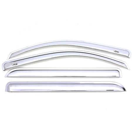 AVS 20 - 22 Chevrolet Silverado 1500 LTD Ext. Cab/DC F&R Ventvisor Window Deflectors 4pc - Chrome - CPC Performance
