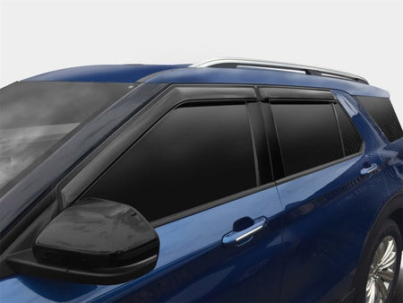 AVS 2020 Ford Explorer Ventvisor Outside Mount Window Deflectors 4pc - Smoke - CPC Performance
