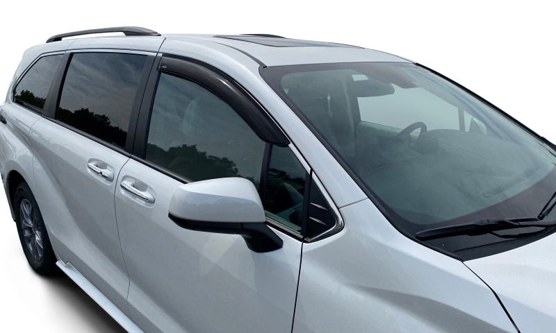 AVS 21 - 22 Toyota Sienna LE Ventvisor Outside Mount Window Deflectors 2pc - Smoke - CPC Performance
