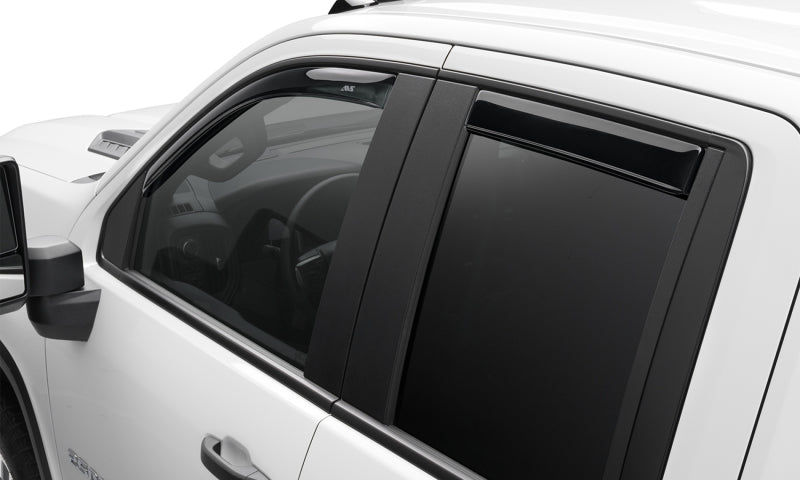 AVS 22 - 23 Toyota Tundra CC/CrewMax In - Channel Ventvisor Front & Rear Window Deflectors 4pc - Smoke - CPC Performance
