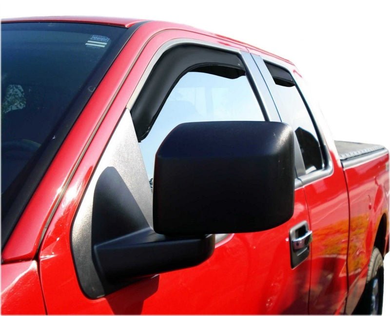AVS 22 - 23 Toyota Tundra CC/CrewMax In - Channel Ventvisor Front & Rear Window Deflectors 4pc - Smoke - CPC Performance