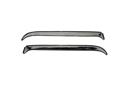 AVS 67 - 72 Ford F - 250 Super Duty Ventshade Window Deflectors 2pc - Stainless - CPC Performance