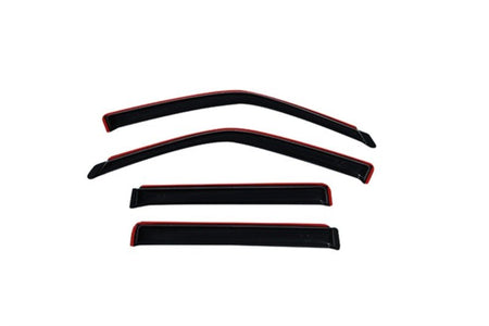 AVS 98 - 18 Lincoln Navigator Ventvisor In - Channel Front & Rear Window Deflectors 4pc - Smoke - CPC Performance