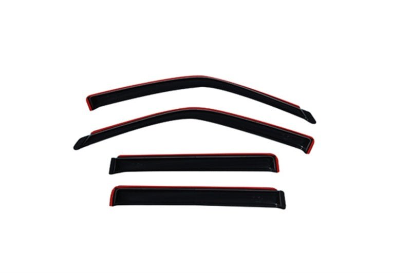 AVS 98 - 18 Lincoln Navigator Ventvisor In - Channel Front & Rear Window Deflectors 4pc - Smoke - CPC Performance