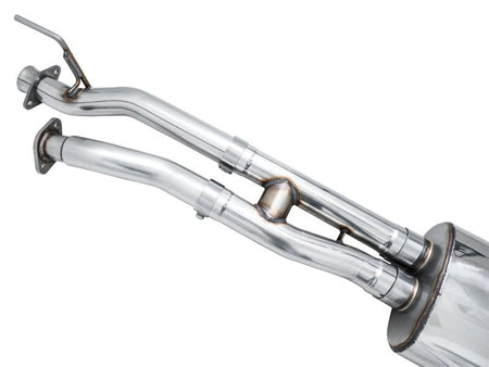 AWE 16 - 22 Toyota Tacoma 0FG Catback Exhaust w/ BashGuard - Dual Diamond Black Tips - CPC Performance