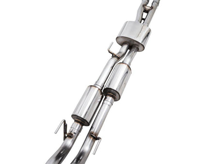 AWE 16 - 22 Toyota Tacoma 0FG Catback Exhaust w/ BashGuard - Dual Diamond Black Tips - CPC Performance