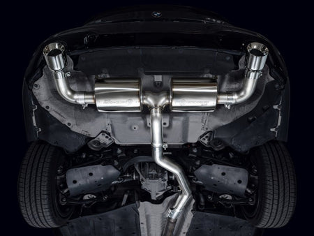 AWE 19 - 23 BMW 330i / 21 - 23 BMW 430i Base G2X Touring Axle Back Exhaust - Chrome Silver - CPC Performance