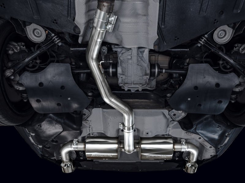 AWE 19 - 23 BMW 330i / 21 - 23 BMW 430i Base G2X Touring Axle Back Exhaust - Chrome Silver - CPC Performance
