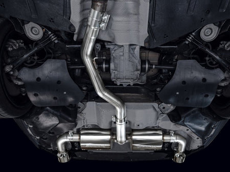 AWE 19 - 23 BMW 330i / 21 - 23 BMW 430i Base G2X Touring Axle Back Exhaust - Chrome Silver - CPC Performance