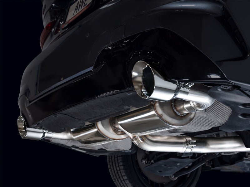 AWE 19 - 23 BMW 330i / 21 - 23 BMW 430i Base G2X Touring Axle Back Exhaust - Chrome Silver - CPC Performance