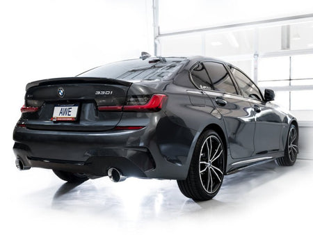 AWE 19 - 23 BMW 330i / 21 - 23 BMW 430i Base G2X Touring Axle Back Exhaust - Chrome Silver - CPC Performance