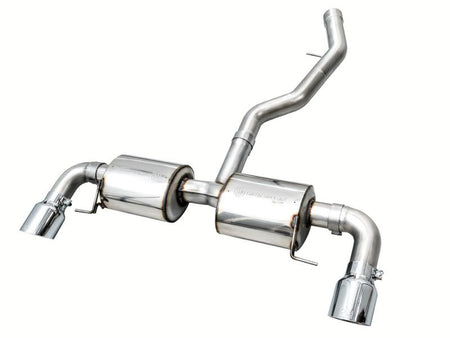 AWE 19 - 23 BMW 330i / 21 - 23 BMW 430i Base G2X Touring Axle Back Exhaust - Chrome Silver - CPC Performance