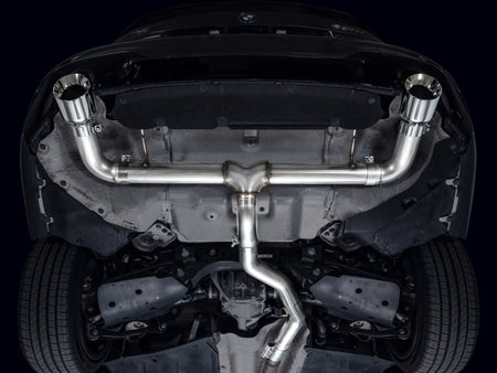 AWE 19 - 23 BMW 330i / 21 - 23 BMW 430i Base G2X Track Edition Axle Back Exhaust - Chrome Silver - CPC Performance