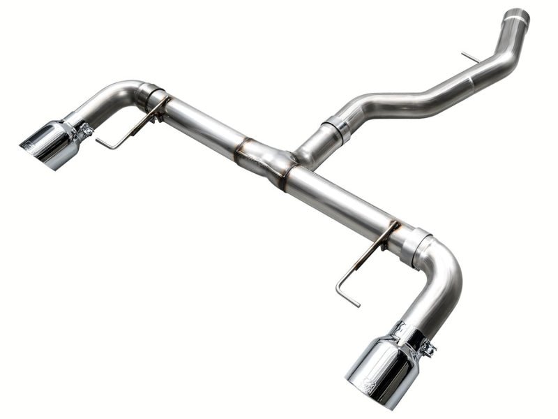 AWE 19 - 23 BMW 330i / 21 - 23 BMW 430i Base G2X Track Edition Axle Back Exhaust - Chrome Silver - CPC Performance