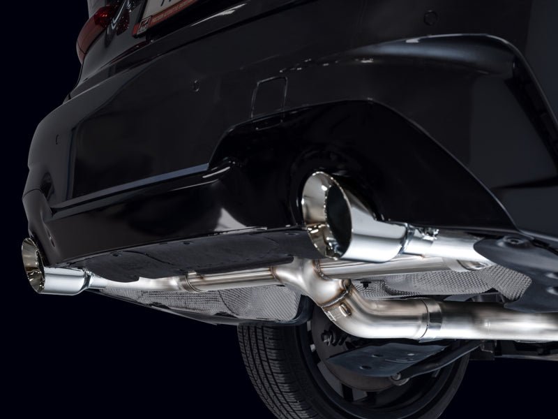 AWE 19 - 23 BMW 330i / 21 - 23 BMW 430i Base G2X Track Edition Axle Back Exhaust - Chrome Silver - CPC Performance