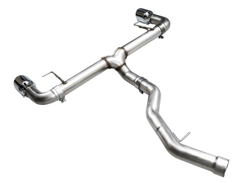 AWE 19 - 23 BMW 330i / 21 - 23 BMW 430i Base G2X Track Edition Axle Back Exhaust - Chrome Silver - CPC Performance