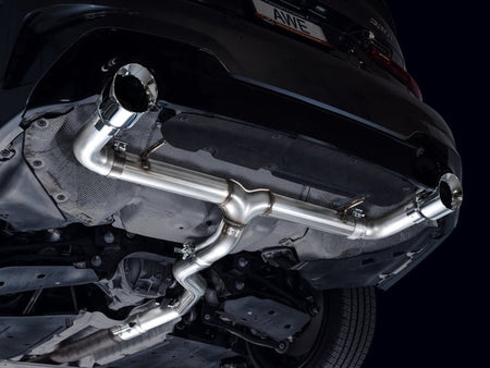 AWE 19 - 23 BMW 330i / 21 - 23 BMW 430i Base G2X Track Edition Axle Back Exhaust - Chrome Silver - CPC Performance