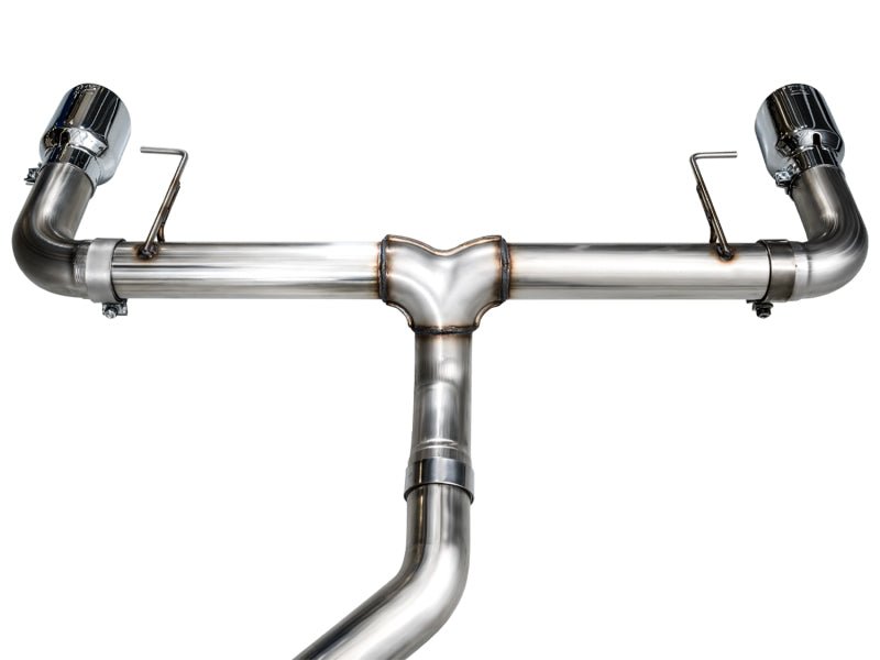 AWE 19 - 23 BMW 330i / 21 - 23 BMW 430i Base G2X Track Edition Axle Back Exhaust - Chrome Silver - CPC Performance