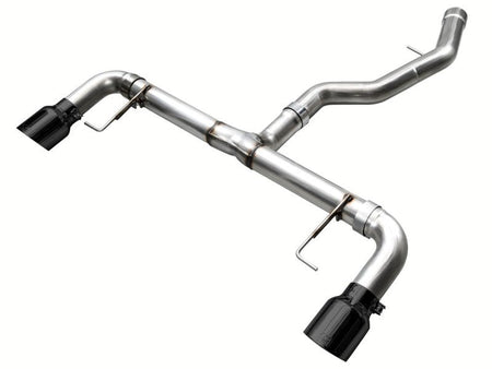 AWE 19 - 23 BMW 330i / 21 - 23 BMW 430i Base G2X Track Edition Axle Back Exhaust - Diamond Black - CPC Performance