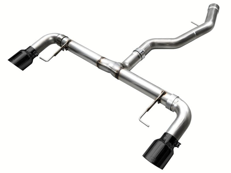 AWE 19 - 23 BMW 330i / 21 - 23 BMW 430i Base G2X Track Edition Axle Back Exhaust - Diamond Black - CPC Performance