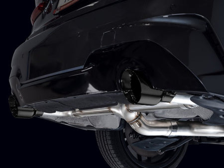 AWE 19 - 23 BMW 330i / 21 - 23 BMW 430i Base G2X Track Edition Axle Back Exhaust - Diamond Black - CPC Performance