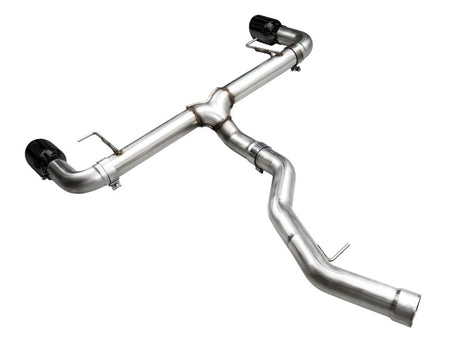 AWE 19 - 23 BMW 330i / 21 - 23 BMW 430i Base G2X Track Edition Axle Back Exhaust - Diamond Black - CPC Performance