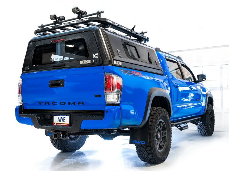 AWE 2016 - 2022 Toyota Tacoma 0FG Exhaust with BashGuard - No Tips - CPC Performance