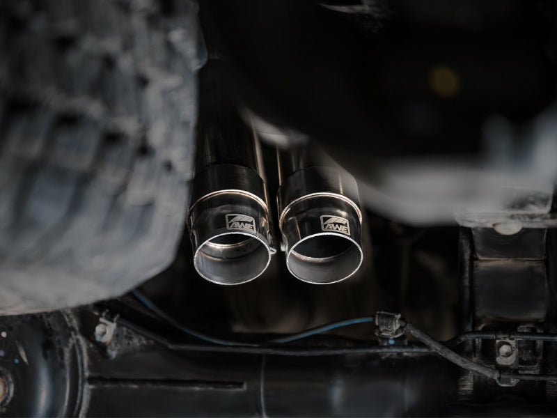 AWE 2016 - 2022 Toyota Tacoma 0FG Exhaust with BashGuard - No Tips - CPC Performance