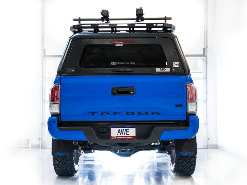 AWE 2016 - 2022 Toyota Tacoma 0FG Exhaust with BashGuard - No Tips - CPC Performance