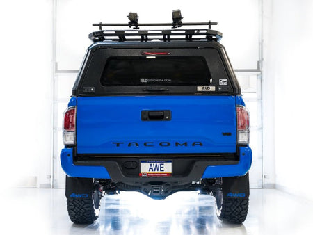 AWE 2016 - 2022 Toyota Tacoma 0FG Exhaust with BashGuard - No Tips - CPC Performance
