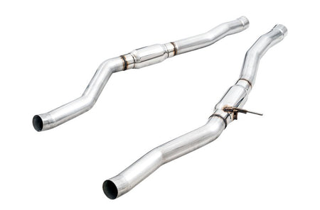 AWE 2020 Toyota Supra A90 Resonated Touring Edition Exhaust - 5in Chrome Silver Tips - CPC Performance