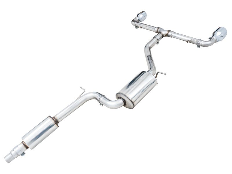 AWE 2022 VW GTI MK8 Touring Edition Exhaust - Chrome Silver Tips - CPC Performance