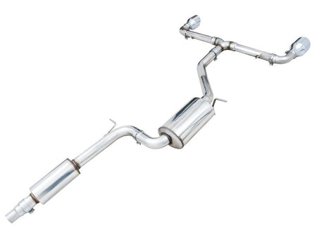 AWE 2022 VW GTI MK8 Touring Edition Exhaust - Chrome Silver Tips - CPC Performance