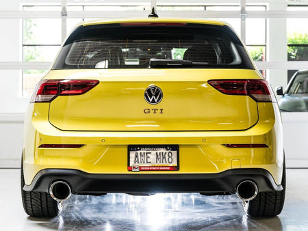 AWE 2022 VW GTI MK8 Touring Edition Exhaust - Chrome Silver Tips - CPC Performance